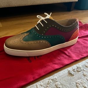 Multi colored leather Christian Louboutin mens shoes